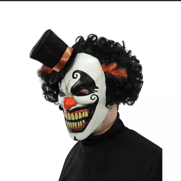 Top Hat Clown Full Mask - Picture 1 of 6